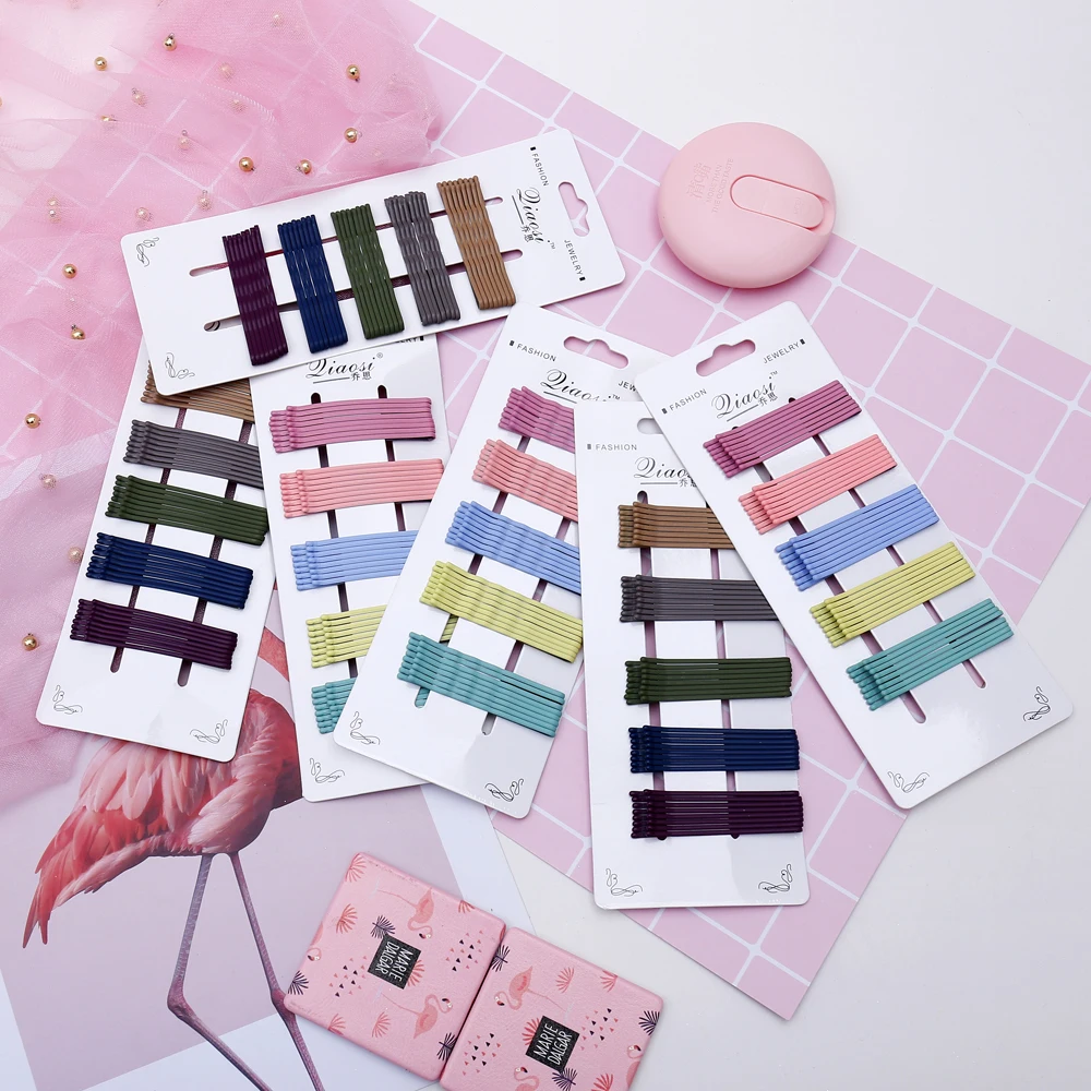 40pcs Girls Hair Accessories Color Mixing Women Hair Clip Cute Pins with Wavy Flat Clip Decorative Barrette 6cm Metal Hairpin
40pcs Girls Hair Accessories Color Mixing Women Hair Clip Cute Pins with Wavy Flat Clip Decorative Barrette 6cm Metal Hairpin