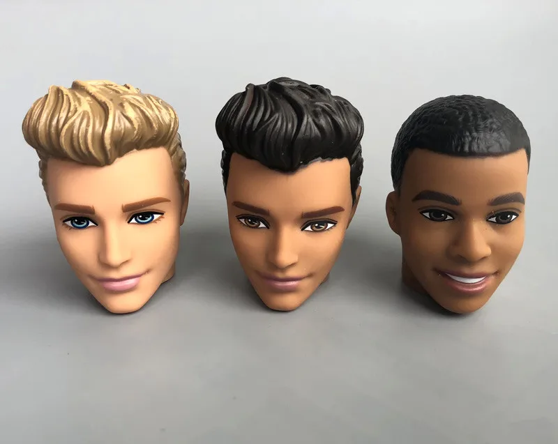 Original Boy Doll Head / Black & Normal Skin Head Accessories DIY For 1/6 Barbie Boy Boyfriend Ken Doll ,Toys for Girls
Original Boy Doll Head / Black & Normal Skin Head Accessories DIY For 1/6 Barbie Boy Boyfriend Ken Doll ,Toys for Girls