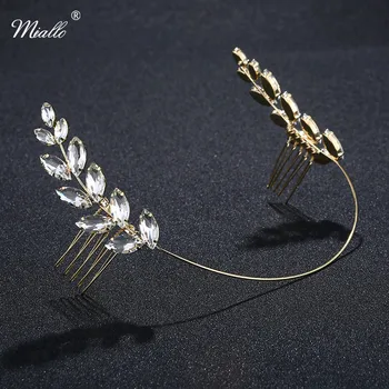 Miallo Classic Gold Color Leaves Austrian Crystal Hair Combs Wedding Hair Accessories Jewelry Bridal Headpieces Tiaras for Women
Miallo Classic Gold Color Leaves Austrian Crystal Hair Combs Wedding Hair Accessories Jewelry Bridal Headpieces Tiaras for Women