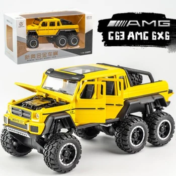 19CM 1/32 Scale Metal Armored vehicle Alloy Classic AMG G63 6X6 Pick Up SUV Off Road Strongest Car Toys Pull back Model Diecast
19CM 1/32 Scale Metal Armored vehicle Alloy Classic AMG G63 6X6 Pick Up SUV Off Road Strongest Car Toys Pull back Model Diecast