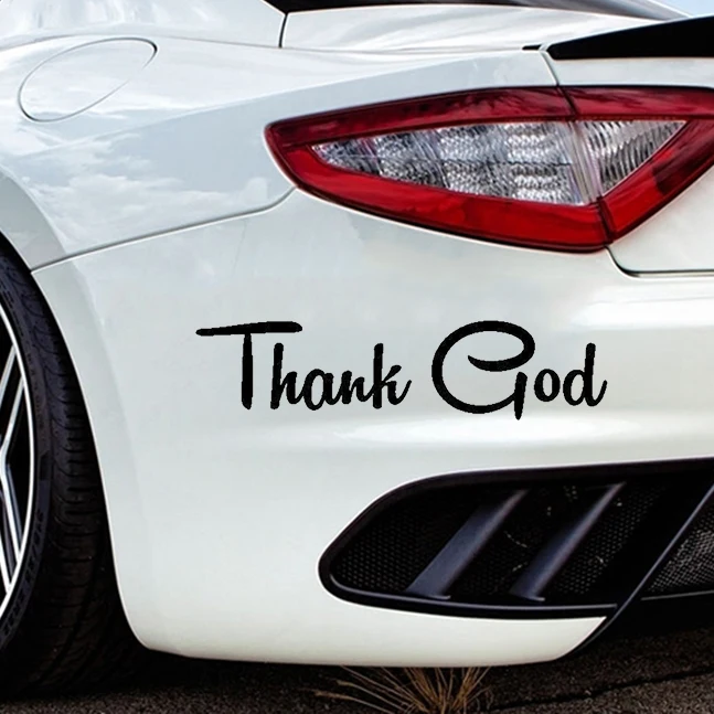 15*3.6cm 2xThank God Christian Religious Religion Church Jesus Car Accessories Car Window Vinyl Decal Stickers
15*3.6cm 2xThank God Christian Religious Religion Church Jesus Car Accessories Car Window Vinyl Decal Stickers
