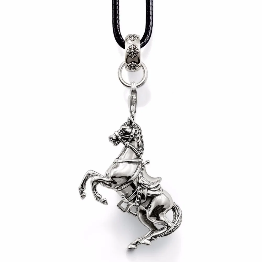 925 Sterling Silver War Horses Leather Chokers Necklaces & Pendants, Fashion Thomas Style Pendant Necklace Ts Gift for Women Men
925 Sterling Silver War Horses Leather Chokers Necklaces & Pendants, Fashion Thomas Style Pendant Necklace Ts Gift for Women Men