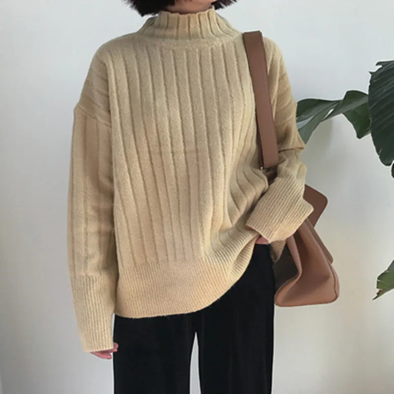 4colors 2016 winter Solid color stripe turtleneck sweater thickening womens sweaters and pullovers womans (A9218)
4colors 2016 winter Solid color stripe turtleneck sweater thickening womens sweaters and pullovers womans (A9218)