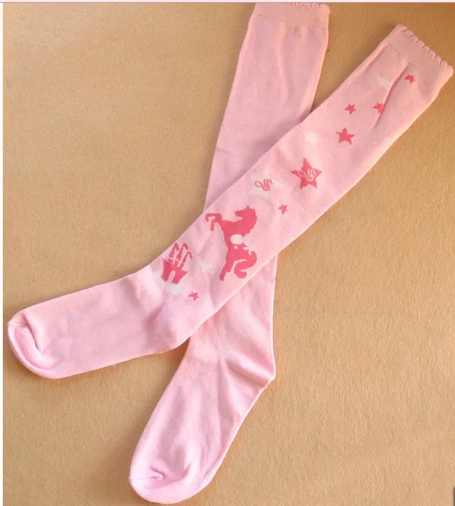 Royal Princess Sweet Lolita stockings HARAJUKU soft amo pink thickening 100% cotton knee-high vintage trojan horse and stars
Royal Princess Sweet Lolita stockings HARAJUKU soft amo pink thickening 100% cotton knee-high vintage trojan horse and stars