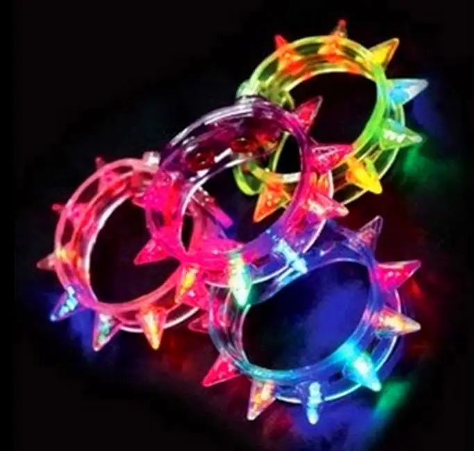 Best price Hot sale LED bracelet light up flashing bracelet Blinking Spike bracelet for party 200pcs
Best price Hot sale LED bracelet light up flashing bracelet Blinking Spike bracelet for party 200pcs