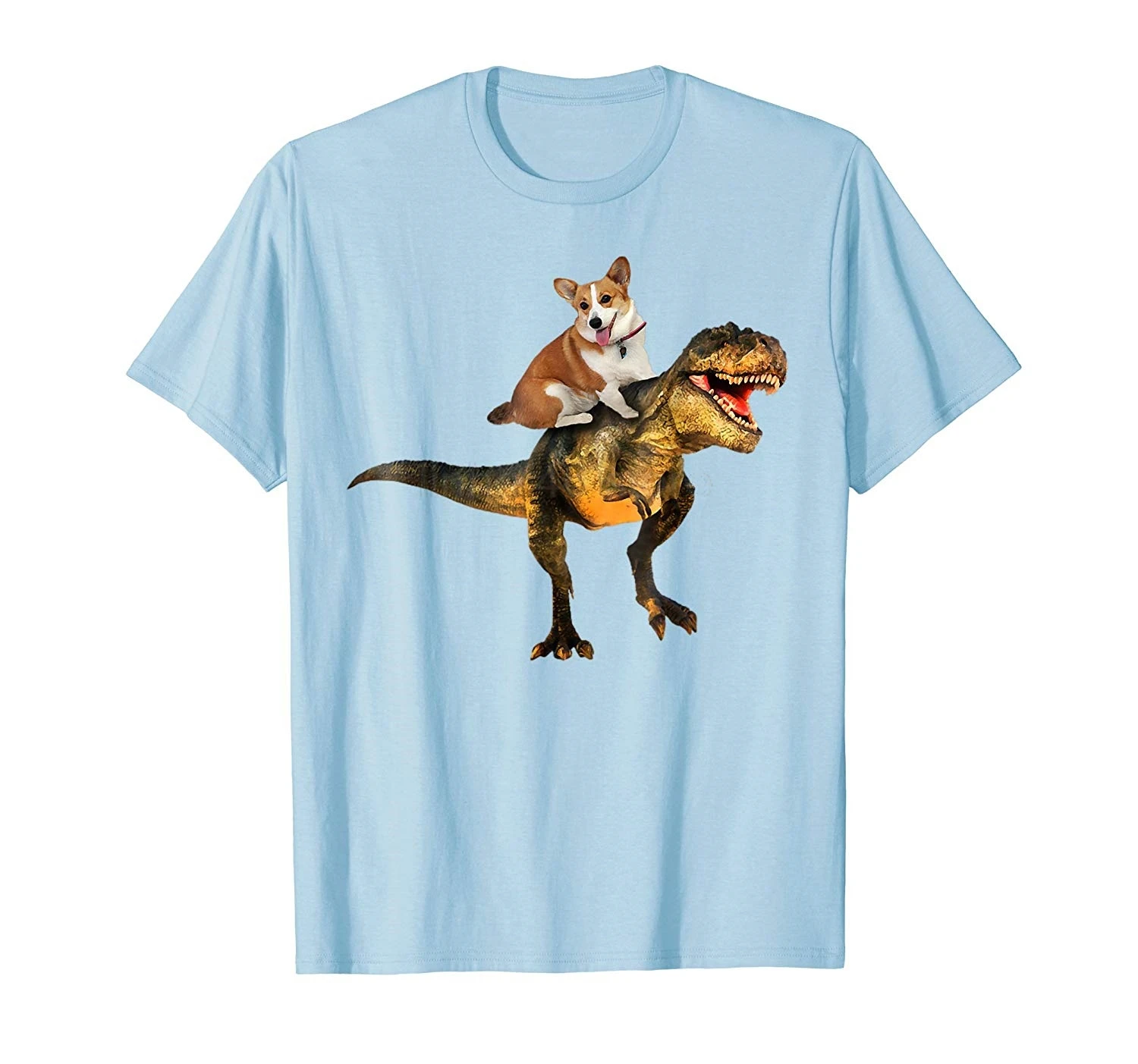 Corgi riding Dinosaur T shirt New Fashion T-Shirt New Brand Shirt High Quality Printed T-Shirt
Corgi riding Dinosaur T shirt New Fashion T-Shirt New Brand Shirt High Quality Printed T-Shirt