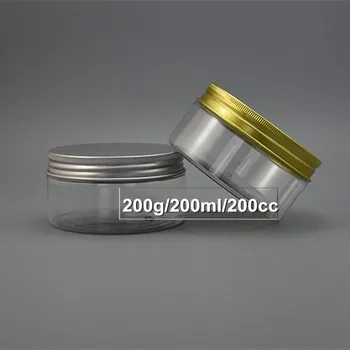30 x 200ML PET Cosmetic Plastic Cream Jar with Gold & Silver Screw Lid Wholesale
30 x 200ML PET Cosmetic Plastic Cream Jar with Gold & Silver Screw Lid Wholesale