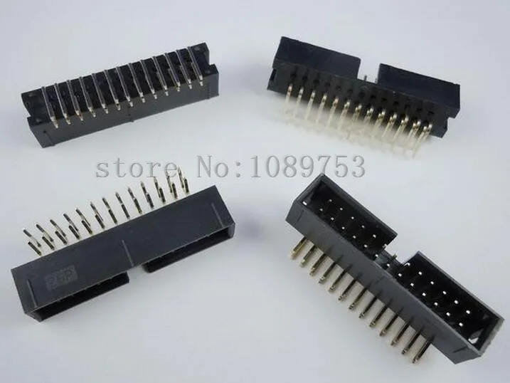 100pcs 2.54mm 2x13 26 Pin Right Angle Male Shrouded PCB Box header IDC Connector
100pcs 2.54mm 2x13 26 Pin Right Angle Male Shrouded PCB Box header IDC Connector