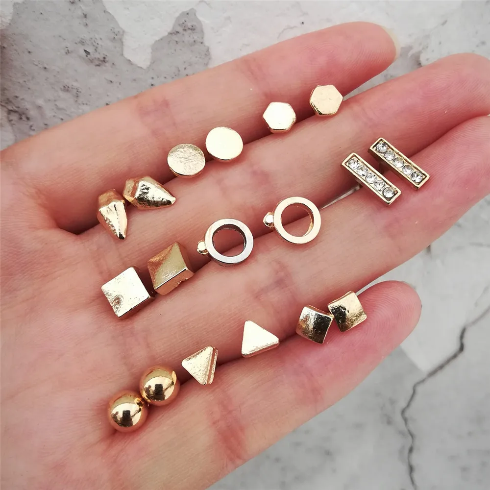 17KM Vintage Round Stud Earrings Set For Women Friend Gifts Antique Silver Color Earrings Statement Female 2018 Brinco Jewelry
17KM Vintage Round Stud Earrings Set For Women Friend Gifts Antique Silver Color Earrings Statement Female 2018 Brinco Jewelry