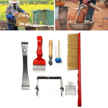 7pcs Beekeeping Bee Hive Kit Heat Shield Protection Scraper Equipment Tools Set Apiculture Beehive Nest Box Dedicated 
7pcs Beekeeping Bee Hive Kit Heat Shield Protection Scraper Equipment Tools Set Apiculture Beehive Nest Box Dedicated