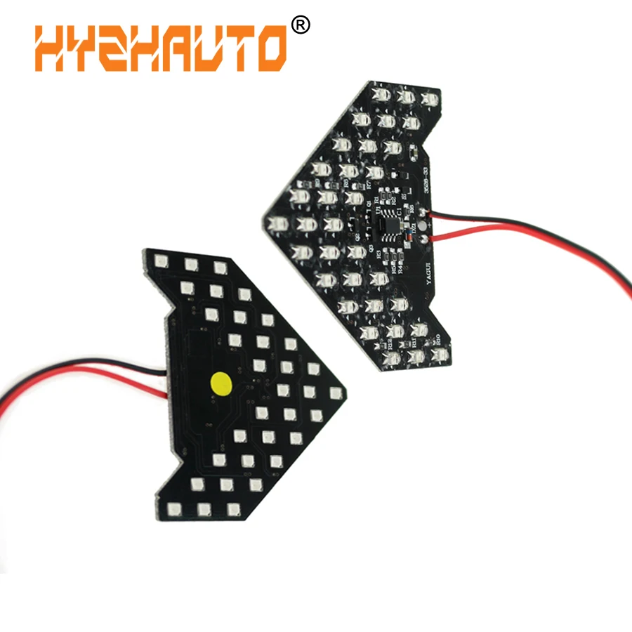 HYZHAUTO Car LED Auto Mirror Side Indicator Lights Arrow Shape 33SMD DC 12V Wedge Panel Lamp Turn Signal Light Red Yellow 2PCS
HYZHAUTO Car LED Auto Mirror Side Indicator Lights Arrow Shape 33SMD DC 12V Wedge Panel Lamp Turn Signal Light Red Yellow 2PCS