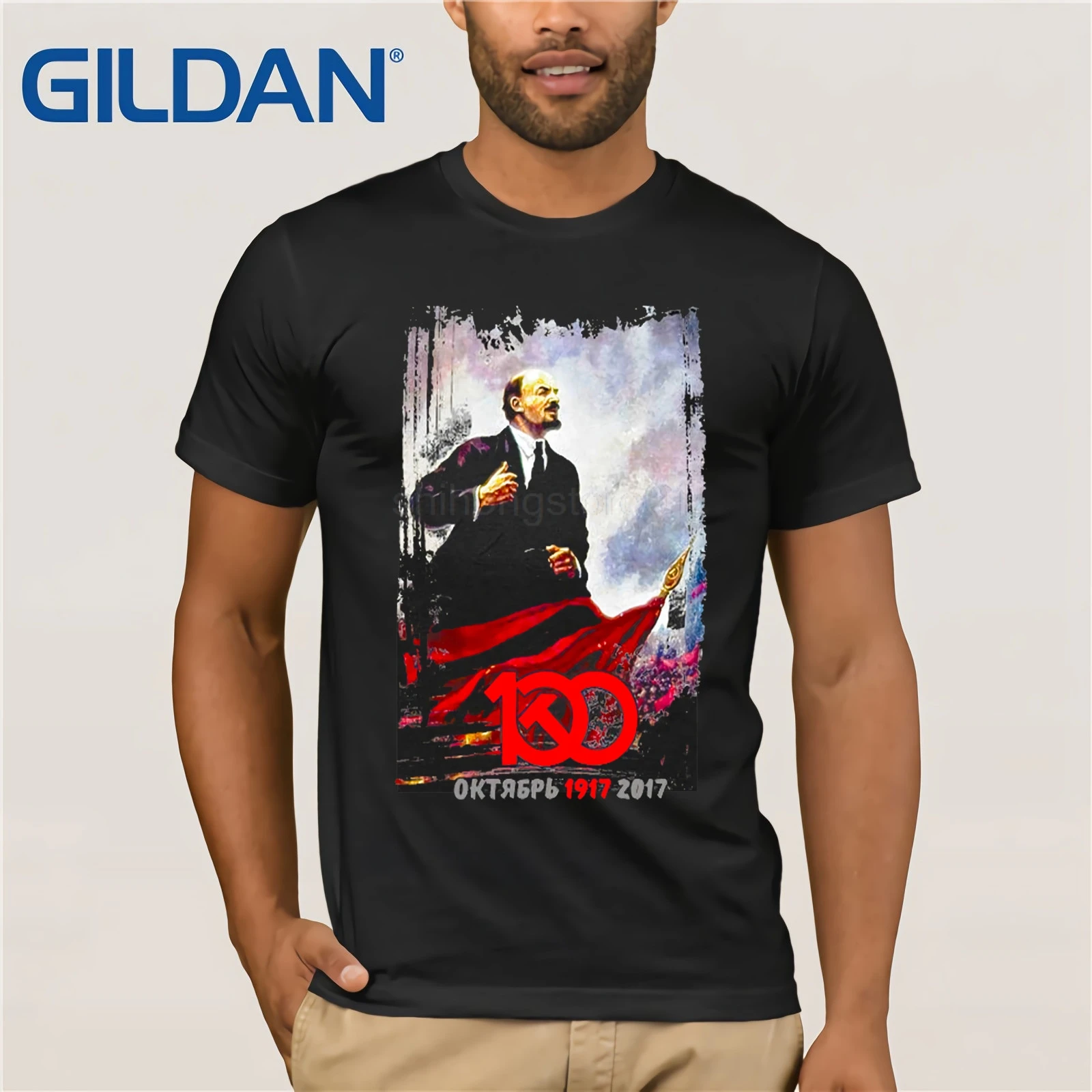 Vladimir Lenin T-Shirt Russian Communist Revolution 100 Years 1917 2019 4 Colors jurney Print t-shirt
Vladimir Lenin T-Shirt Russian Communist Revolution 100 Years 1917 2019 4 Colors jurney Print t-shirt