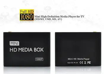 Full HD 1080P Media Player Center MultiMedia Video Player Media Box With HDMI VGA AV USB SD/MMC Mkv H.264 HDDK7 R15
Full HD 1080P Media Player Center MultiMedia Video Player Media Box With HDMI VGA AV USB SD/MMC Mkv H.264 HDDK7 R15