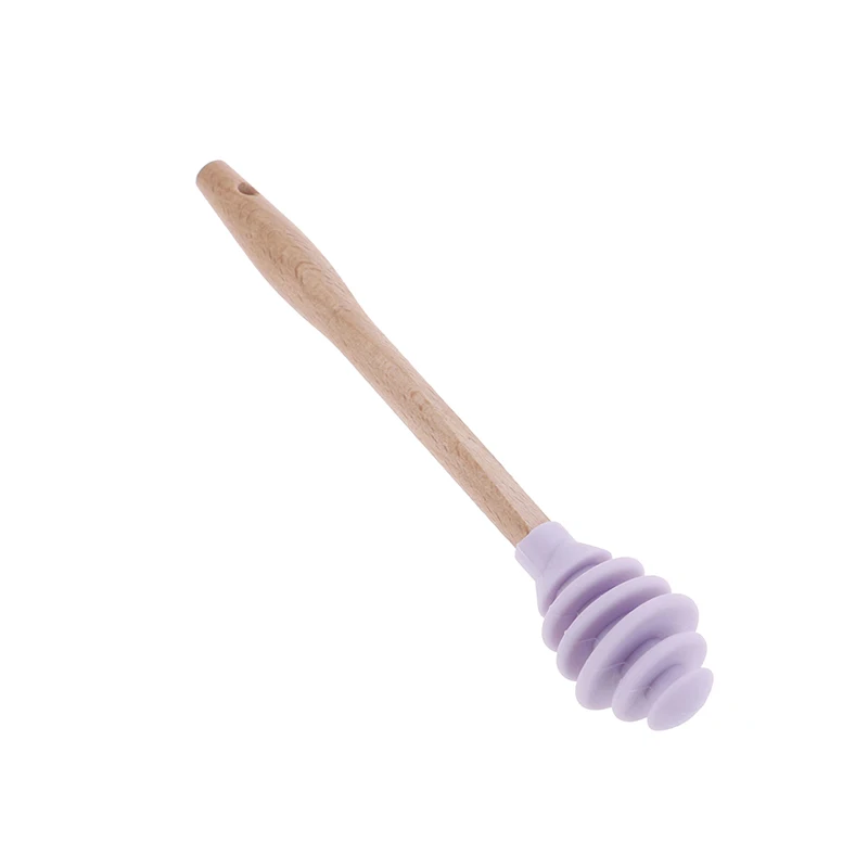 Silicone Honey Mesuring Spoon Stick Mixing Scoop Wooden Handle Dipper Honey Jar Stick Stirring Rod (Colors Sent Randomly)
Silicone Honey Mesuring Spoon Stick Mixing Scoop Wooden Handle Dipper Honey Jar Stick Stirring Rod (Colors Sent Randomly)