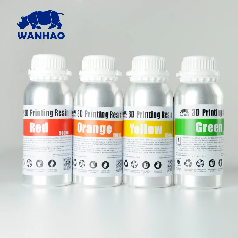 Free Shipping Wanhao Standard Resin 1L*2 Bottles with Free Wanhao D8 Workshop Software 8 Colors for Choose DLP 3D Printer
Free Shipping Wanhao Standard Resin 1L*2 Bottles with Free Wanhao D8 Workshop Software 8 Colors for Choose DLP 3D Printer