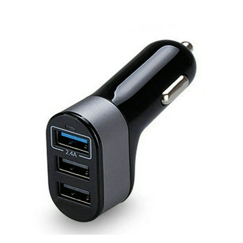 2.4A Portable 3 port USB Car Charger AC adapter for ios for android for mobile phone tablet
2.4A Portable 3 port USB Car Charger AC adapter for ios for android for mobile phone tablet