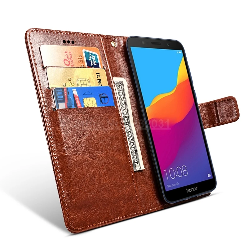 Кожаный флип чехол для Huawei Honor 7A DUA L22 AUM L29 7C L41 7c Pro LND HUAWEI Y5 Y6 Y7 Prime 2018|Бамперы| |
