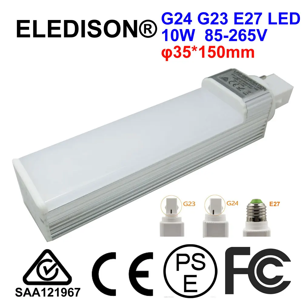E27 G23 G24d LED PL Light Bulb 10W Frosted Cover Ceiling Down Light Can Lighting Bulb 85-265V Replace 100W Halogen 40W CFL Bulb
E27 G23 G24d LED PL Light Bulb 10W Frosted Cover Ceiling Down Light Can Lighting Bulb 85-265V Replace 100W Halogen 40W CFL Bulb
