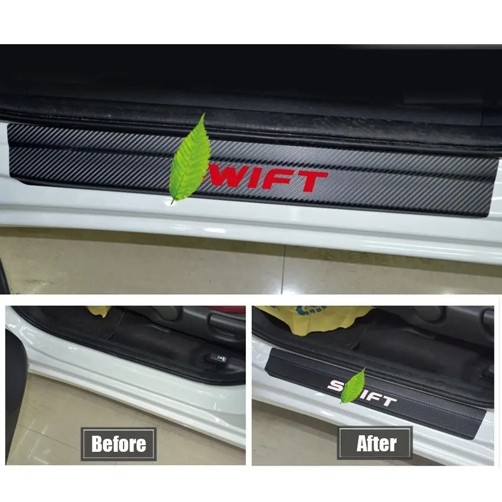 4pcs Carbon Fiber Car Scuff Plate Sticker Vinyl Decal Sticker Car Door Protector for Suzuki Swift Sx4 Car Accessories 
4pcs Carbon Fiber Car Scuff Plate Sticker Vinyl Decal Sticker Car Door Protector for Suzuki Swift Sx4 Car Accessories