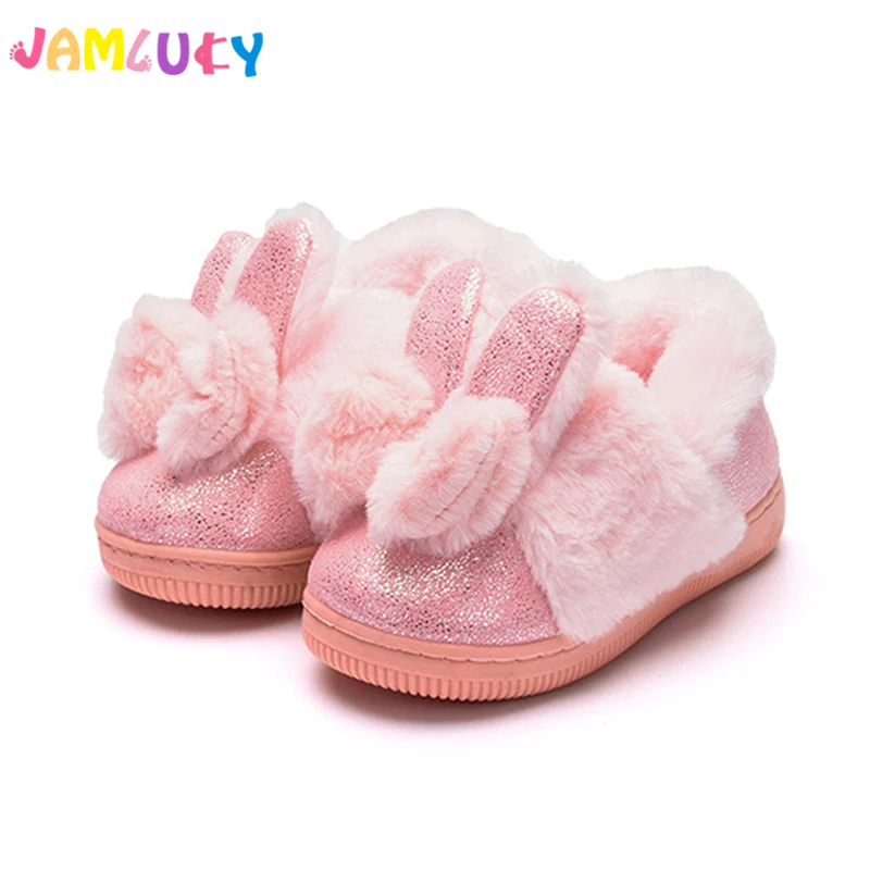Kids Slippers Shoes Children's Cotton Winter Boys Warm Non-slip Home Slipper Girl Plush Lovely Rabbit Ears Slippers Winter Child
Kids Slippers Shoes Children's Cotton Winter Boys Warm Non-slip Home Slipper Girl Plush Lovely Rabbit Ears Slippers Winter Child