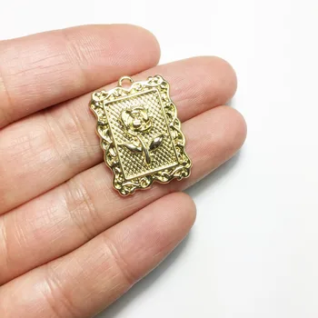 Eruifa 10pcs 20*25mm Beautiful Rose Flower Charms Zinc Alloy necklace,earring bracelet jewelry DIY handmade 2 colors
Eruifa 10pcs 20*25mm Beautiful Rose Flower Charms Zinc Alloy necklace,earring bracelet jewelry DIY handmade 2 colors