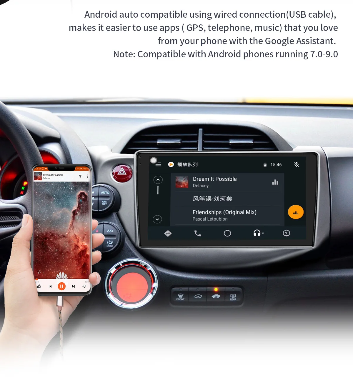 Clearance 8 core 4G RAM+64G ROM Android 8.1 Car Multimedia Player Tape Recorder Radio GPS Navigator Car Stere for Honda Fit/Jazz 2008-2013 12