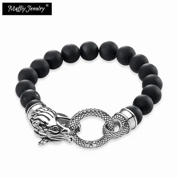 Bracelet Dragon Rebel Fashion Thomas Style Punk Fashion Jewelry Gift For Men & Women,In 925 Sterling Silver And Black Obsidian
Bracelet Dragon Rebel Fashion Thomas Style Punk Fashion Jewelry Gift For Men & Women,In 925 Sterling Silver And Black Obsidian