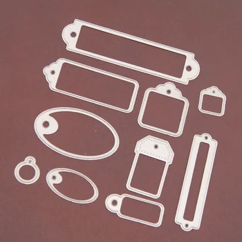 10Pcs Carbon Steel Silver Label Cutting Dies Stencils for DIY Scrapbooking Album Paper Card Decorative Craft Embossing Die Cuts
10Pcs Carbon Steel Silver Label Cutting Dies Stencils for DIY Scrapbooking Album Paper Card Decorative Craft Embossing Die Cuts