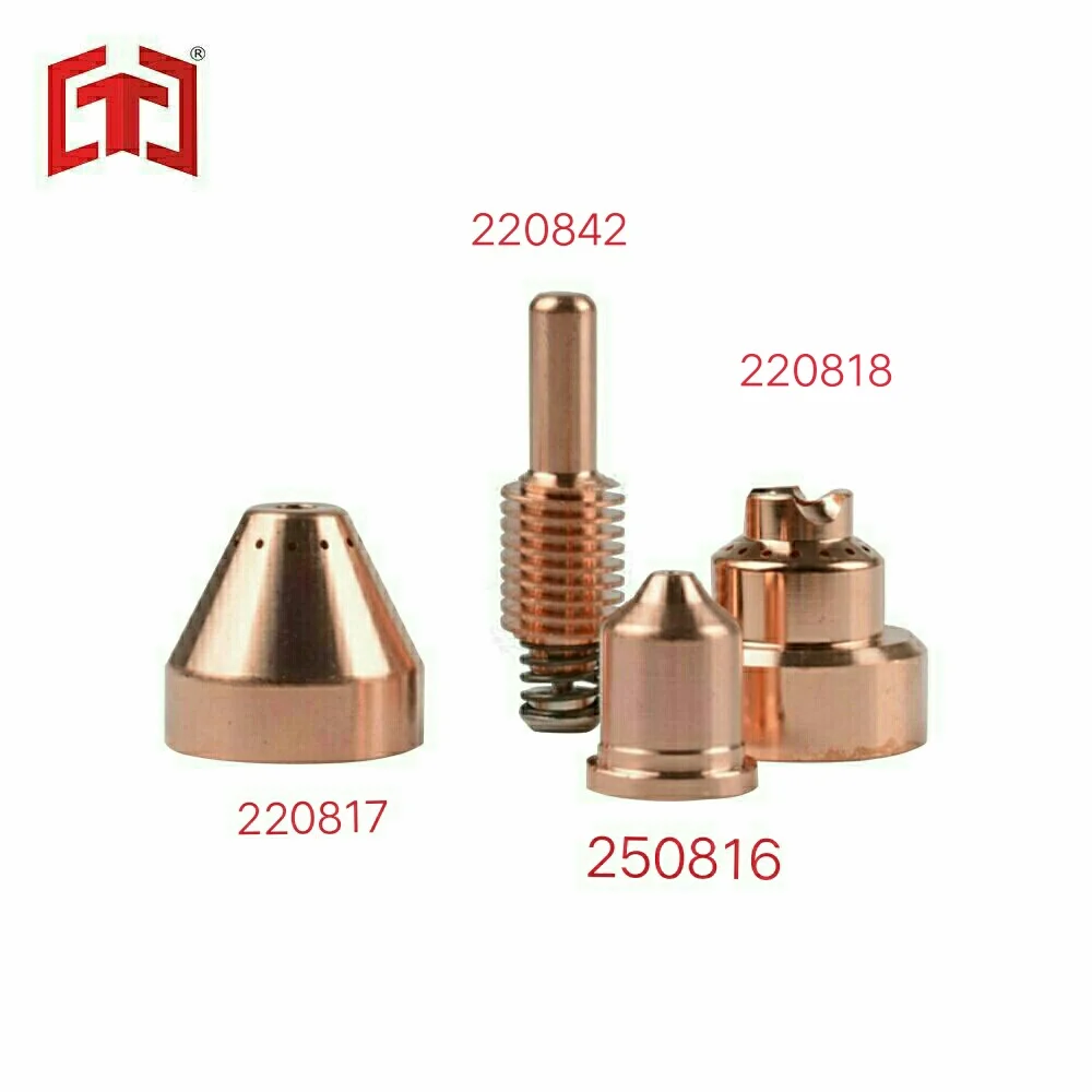 5pcs/set Consumables 220816 Nozzle 220817/220818 Shield 220842 Electrode for 65/85/105A
5pcs/set Consumables 220816 Nozzle 220817/220818 Shield 220842 Electrode for 65/85/105A