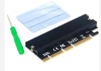 M.2 Nvme Ssd Ngff To Pcie 3.0 X16 Adapter M Key Interface Card+Heatsink Support Pci Express 3.0 X4 2230-2280 Size M.2 Full Spe
M.2 Nvme Ssd Ngff To Pcie 3.0 X16 Adapter M Key Interface Card+Heatsink Support Pci Express 3.0 X4 2230-2280 Size M.2 Full Spe