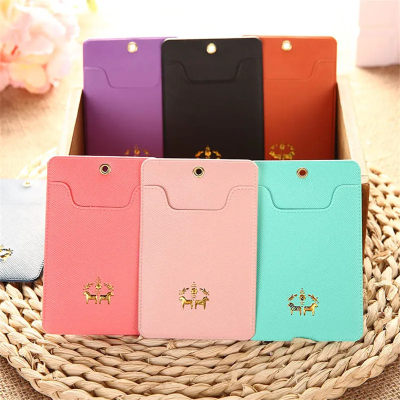 Portable Credit Id PU Leather Card Holder Case Set Kids Cortex Horse Candy Color Bank Ladies Cards Clip Cardholder for Girls
Portable Credit Id PU Leather Card Holder Case Set Kids Cortex Horse Candy Color Bank Ladies Cards Clip Cardholder for Girls