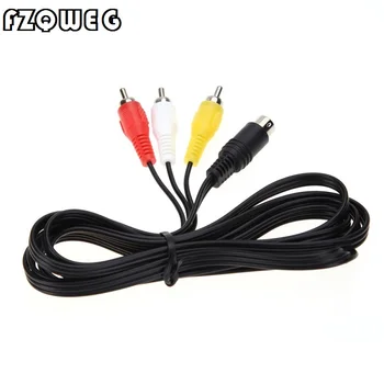 FZQWEG 1.8m Audio Video AV Wire Cable 9Pin to RCA Connection Cord for Genesis Mega Drive 2 3
FZQWEG 1.8m Audio Video AV Wire Cable 9Pin to RCA Connection Cord for Genesis Mega Drive 2 3