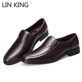 LIN KING Fashion Winter Men Business Office Dress Shoes Slip On Warm Cotton Man Casual Shoes Wedding Party Formal Shoes For Male
LIN KING Fashion Winter Men Business Office Dress Shoes Slip On Warm Cotton Man Casual Shoes Wedding Party Formal Shoes For Male