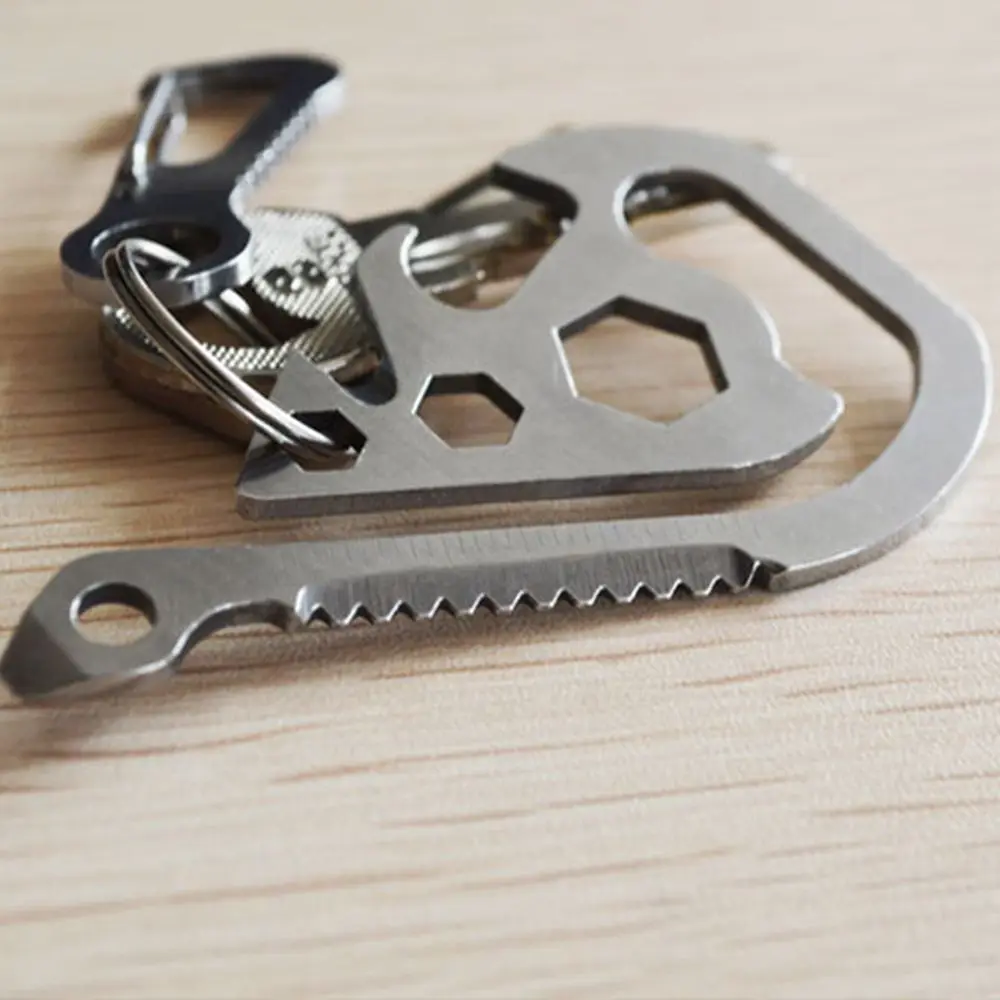 Outdoor Multifunction EDC Tool Key Buckle Clip Saw Bottle Opener Belt Backpack Clip Wrench Tool Pocket Camping Equipment
Outdoor Multifunction EDC Tool Key Buckle Clip Saw Bottle Opener Belt Backpack Clip Wrench Tool Pocket Camping Equipment