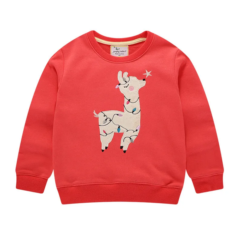 Jumping Meters Children Sweatshirts Girls Autumn Winter Hoodies Cotton Shirts Animals Applique Fashion Alpaca Kids Sweatshirts
Jumping Meters Children Sweatshirts Girls Autumn Winter Hoodies Cotton Shirts Animals Applique Fashion Alpaca Kids Sweatshirts