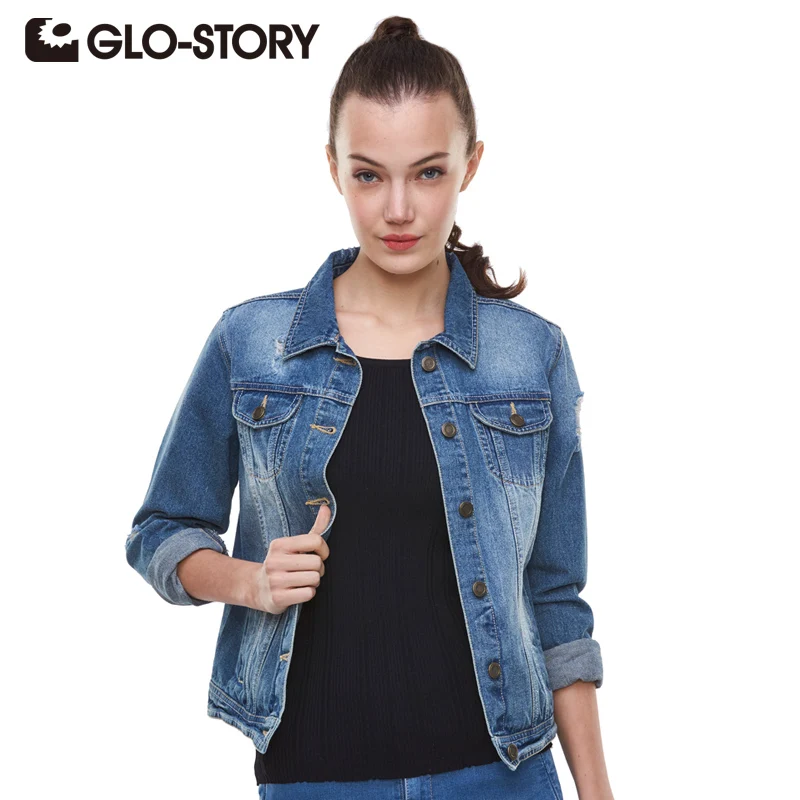 GLO-STORY Jacket Women 2016 Spring Women Denim Jacket Vintage Harajuku Slim Jeans Women Coats WFY-1017
GLO-STORY Jacket Women 2016 Spring Women Denim Jacket Vintage Harajuku Slim Jeans Women Coats WFY-1017
