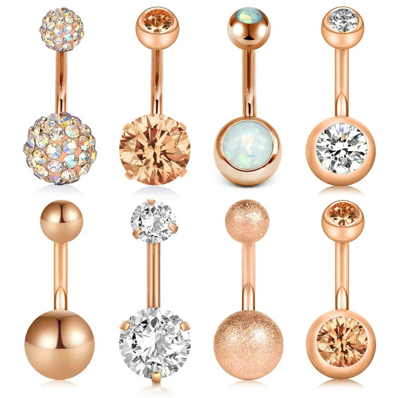 8Pcs Short Belly Button Rings 14G Chirurgisch Steel for Women Girls Navel Belly Rings Crystal CZ Barbell Body Piercing 6 8 10mm
8Pcs Short Belly Button Rings 14G Chirurgisch Steel for Women Girls Navel Belly Rings Crystal CZ Barbell Body Piercing 6 8 10mm