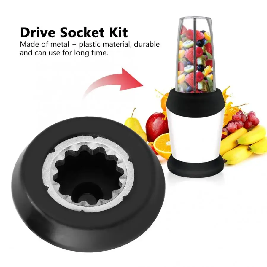 Vegetable Fruit Juicer Machine Drive Socket Kit For Nutri Bullet Blender RX 1700W Replacement Part
Vegetable Fruit Juicer Machine Drive Socket Kit For Nutri Bullet Blender RX 1700W Replacement Part