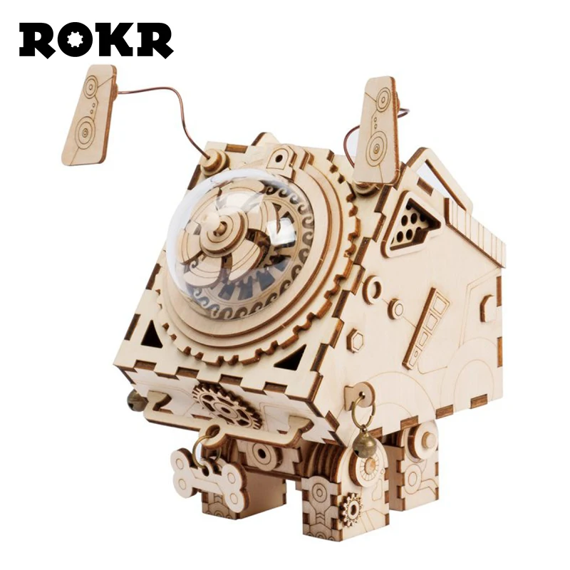ROKR DIY Steam Punk Music Box 3D Wooden Puzzle Assembly Model Building Kit Musical Toys For Drop Shipping Birthday Gift AM480
ROKR DIY Steam Punk Music Box 3D Wooden Puzzle Assembly Model Building Kit Musical Toys For Drop Shipping Birthday Gift AM480