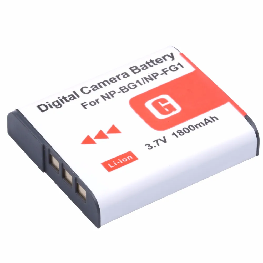 1800mAh NP-BG1 NP BG1 NPBG1 Battery for Sony DSC-H3 DSC-H7 DSC-H9 DSC-H10 DSC-H20 DSC-H50 DSC-H55 DSC-H70 Digital Camera Bateria
1800mAh NP-BG1 NP BG1 NPBG1 Battery for Sony DSC-H3 DSC-H7 DSC-H9 DSC-H10 DSC-H20 DSC-H50 DSC-H55 DSC-H70 Digital Camera Bateria