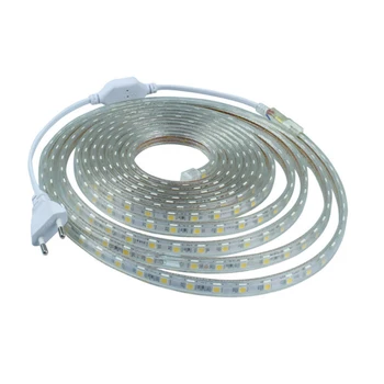 SMD5050 Flexible Lamp Belt, Input AC220V Waterproof, White Light, 60LED S per meter,EU Plug
SMD5050 Flexible Lamp Belt, Input AC220V Waterproof, White Light, 60LED S per meter,EU Plug