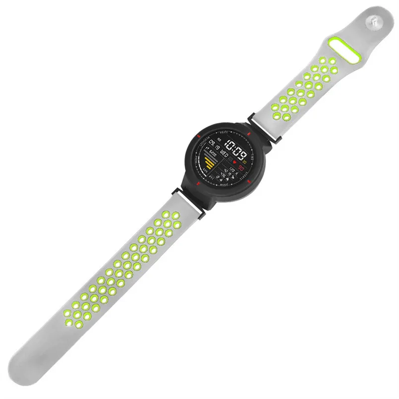 Fashion Watch Band Sports Soft Silicone Replacement Watch Band Wrist Strap For Huami Amazfit Verge 20x240mm 40AP517