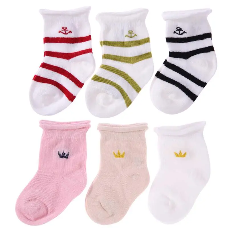 3 Pairs Baby Socks Unisex Baby Toddler Kids Print Crown Stripe Pattern Cotton Warm Socks
3 Pairs Baby Socks Unisex Baby Toddler Kids Print Crown Stripe Pattern Cotton Warm Socks