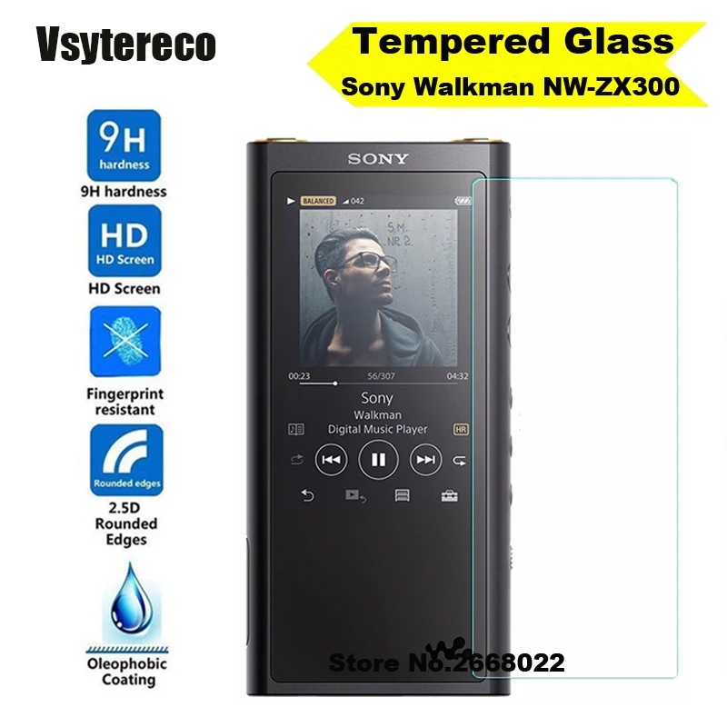 9H Premium Protective Tempered GLass for Sony Walkman NW-ZX300 NW-ZX300A ZX300 Scratch-Proof Screen Protector Front Film Case
9H Premium Protective Tempered GLass for Sony Walkman NW-ZX300 NW-ZX300A ZX300 Scratch-Proof Screen Protector Front Film Case