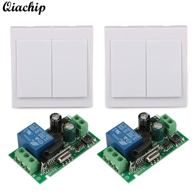 QIACHIP 433 Mhz Wireless AC 110V 220V 1CH Remote Control Switch RF Relay Receiver 433Mhz 86 Wall Panel RF Z40
QIACHIP 433 Mhz Wireless AC 110V 220V 1CH Remote Control Switch RF Relay Receiver 433Mhz 86 Wall Panel RF Z40