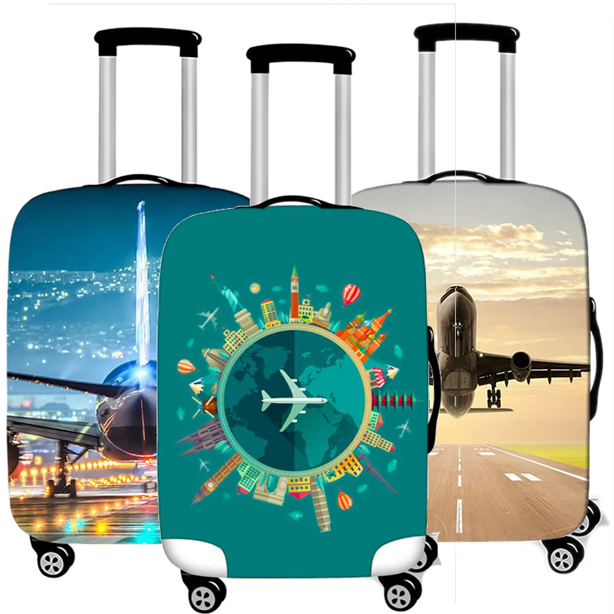 Creative Aircraft 3D Luggage Cover Protective Case Waterproof Thicken Travel Suitcase Cover Apply 18 - 32 Inches XL Accessorie
Creative Aircraft 3D Luggage Cover Protective Case Waterproof Thicken Travel Suitcase Cover Apply 18 - 32 Inches XL Accessorie