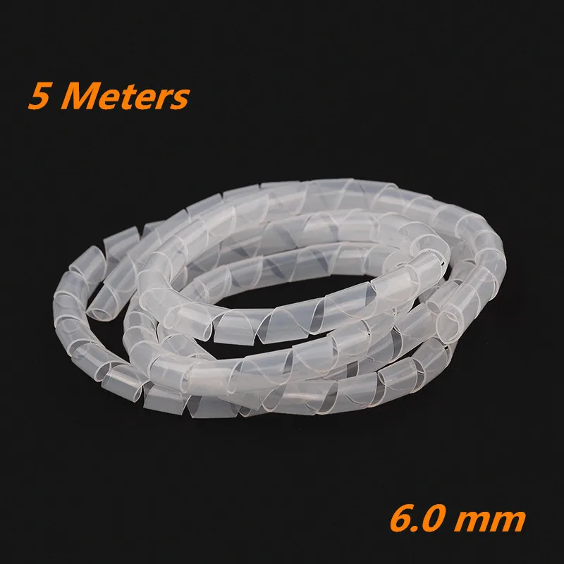 5/10M Spiral Wrap Sleeving Band Tube 6mm Cable Protector Line Wire Management Wrap for PC Computer Home Hide Cable Winding tube
5/10M Spiral Wrap Sleeving Band Tube 6mm Cable Protector Line Wire Management Wrap for PC Computer Home Hide Cable Winding tube