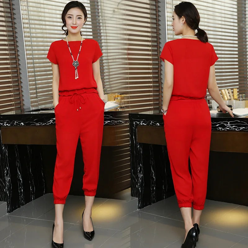2018 Summer Chiffon Pant Sets For Women Suits Two Pieces Set Women Elegant Tops + Fashion Calf-length Haren Pants Suit
2018 Summer Chiffon Pant Sets For Women Suits Two Pieces Set Women Elegant Tops + Fashion Calf-length Haren Pants Suit