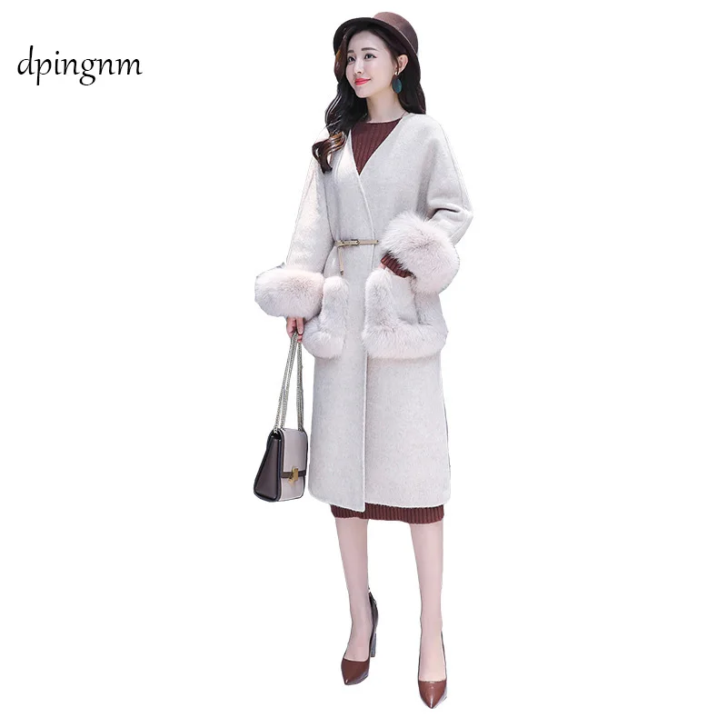 New Fashion Loose Winter Green Wool Coat Women Long Wool Coat Female Wool & Blends Trench Thick Wide-waisted wool coat D2463
New Fashion Loose Winter Green Wool Coat Women Long Wool Coat Female Wool & Blends Trench Thick Wide-waisted wool coat D2463