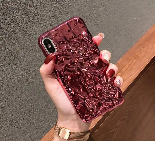 Rosegold Thin Foil Plating Phone Case for Iphone Xs Max Xr Glitter Soft Silicon Case for Iphone 6s 7 8plus X Shell Back Cover
Rosegold Thin Foil Plating Phone Case for Iphone Xs Max Xr Glitter Soft Silicon Case for Iphone 6s 7 8plus X Shell Back Cover